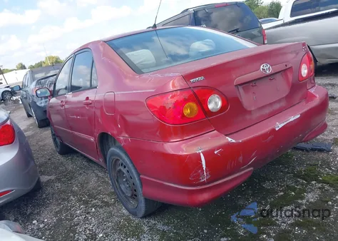 2004 Toyota Corolla S из США, поврежденный, VIN 1NXBR32E64Z326596